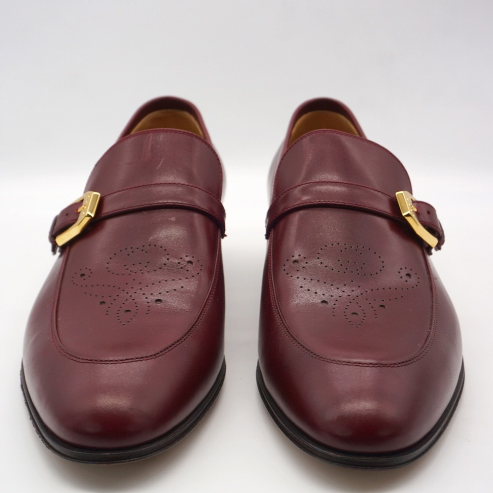 Gucci Men’s Velvet loafer with buckle